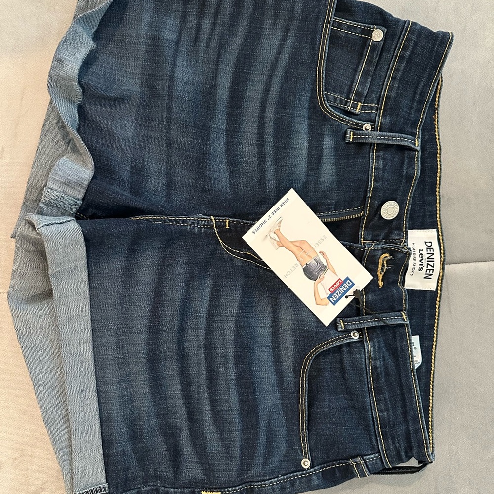 Denizen from Levi's Women's Jean Shorts - Dark Blue